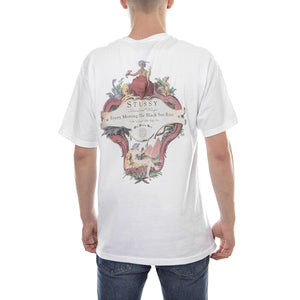 CARTOUCHE TEE WHITE 1904222-WHIT . STUSSY 