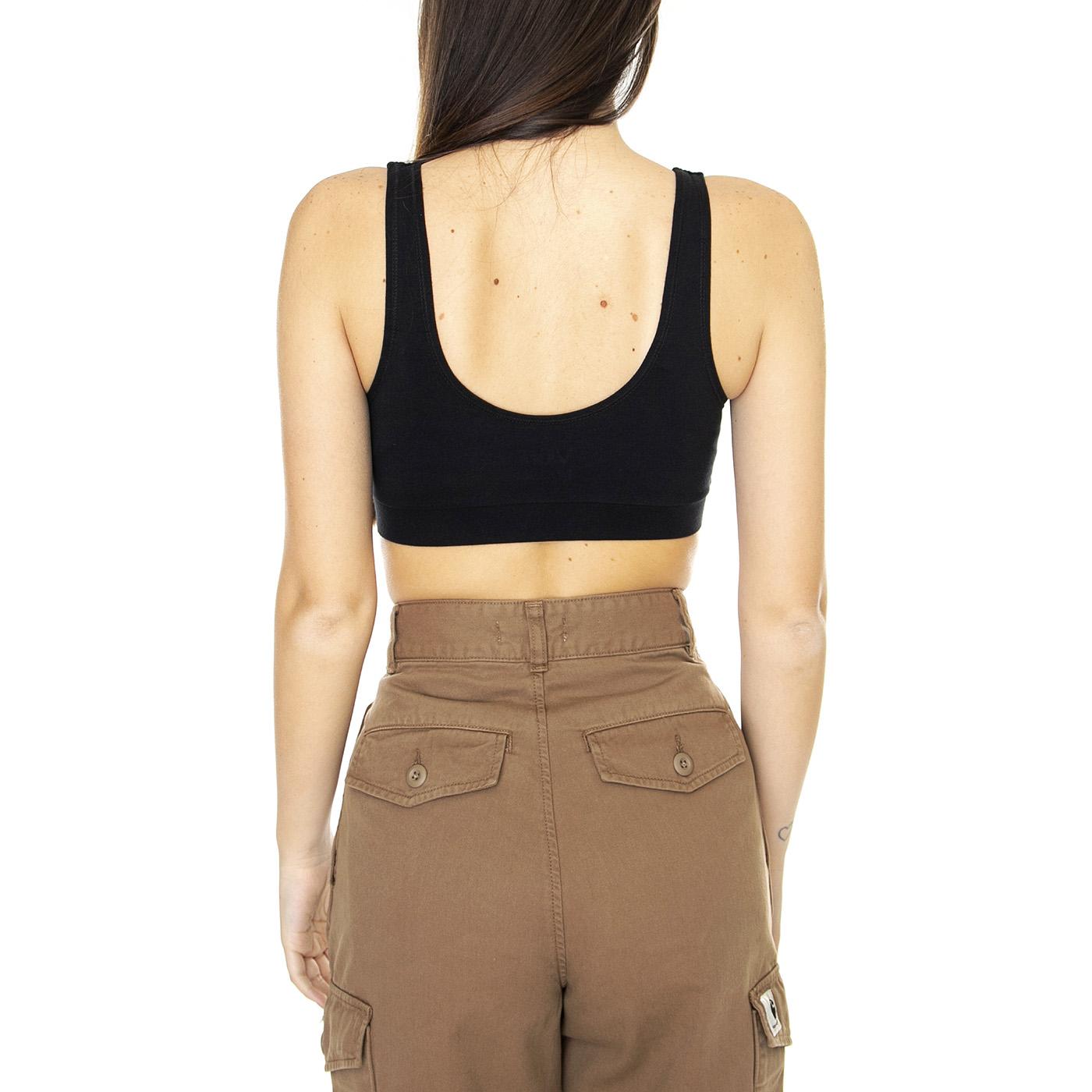 Wm Flying V Bralette Black - Top Donna Nero VN0A7PNCBLK1  VANS 