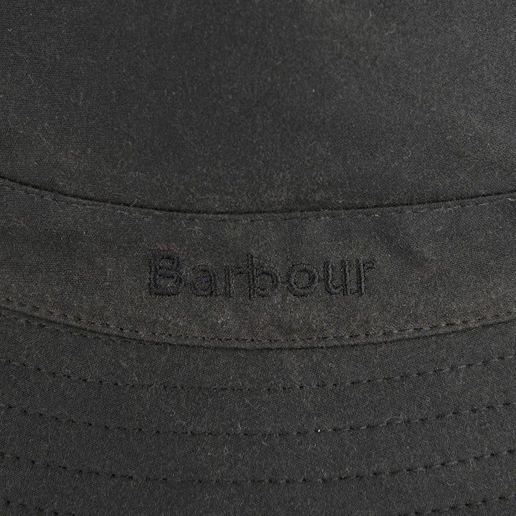 Wax Sports Hat Black - Cappello da Pescatore Barbour Nero FW22-MHA0001-BK91  BARBOUR 