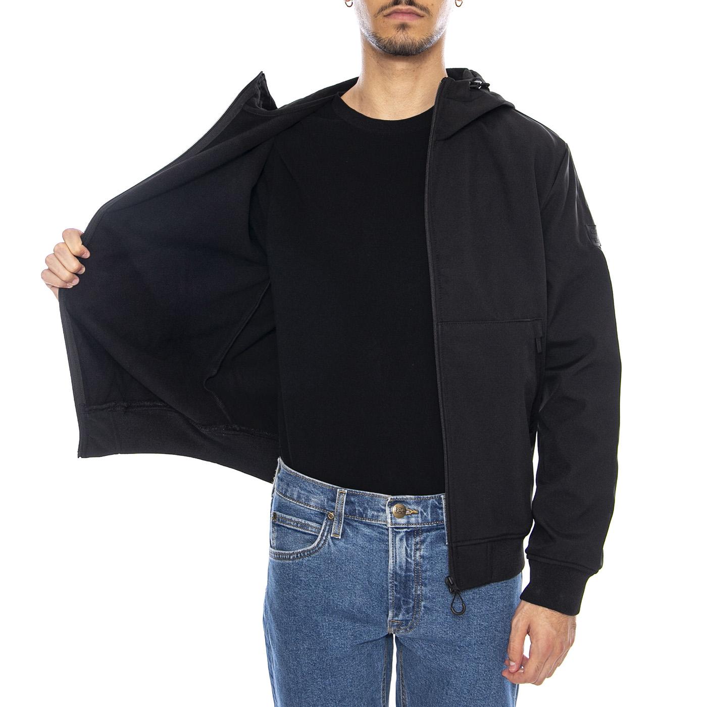 Bowie Softshell Bomber Noos Black - Giacca con Cappouccio Nera 22029276-4498597 . ONLY & SONS 