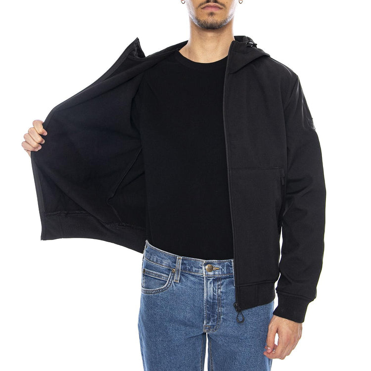 Bowie Softshell Bomber Noos Black - Giacca con Cappouccio Nera 22029276-4498597 . ONLY & SONS 
