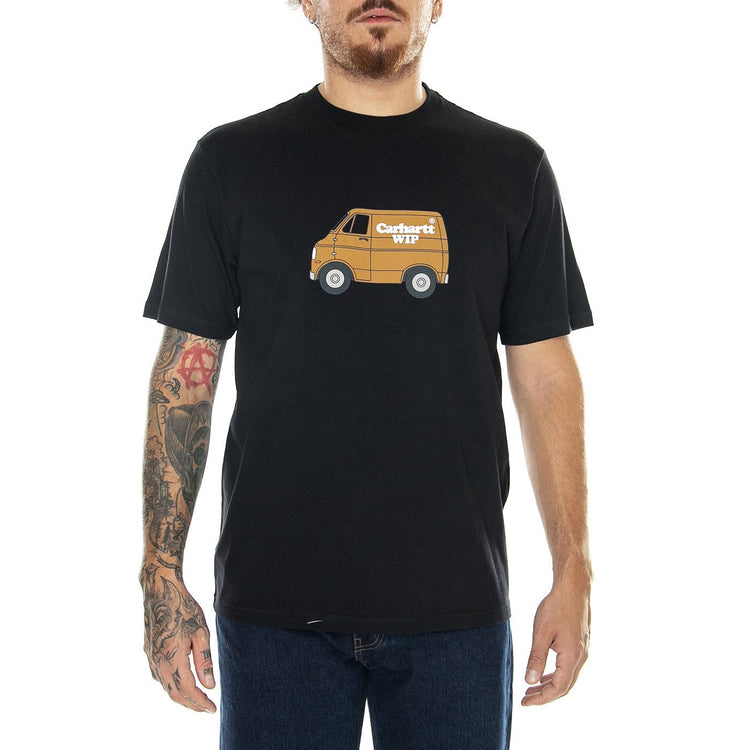 S/S Mystery Machine T-Shirt Black - Maglietta Girocollo Uomo Nera I032385.89XX  CARHARTT WIP 