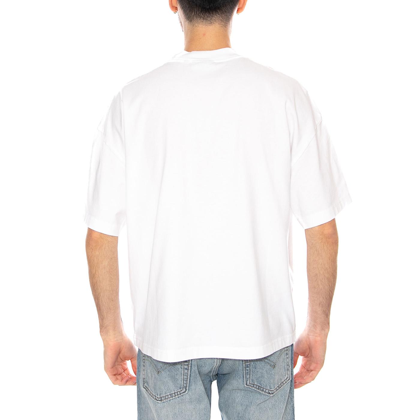 S/S Hackwork T-Shirt White - Maglietta Girocollo Uomo Bianca I035434.0260 . CARHARTT WIP 