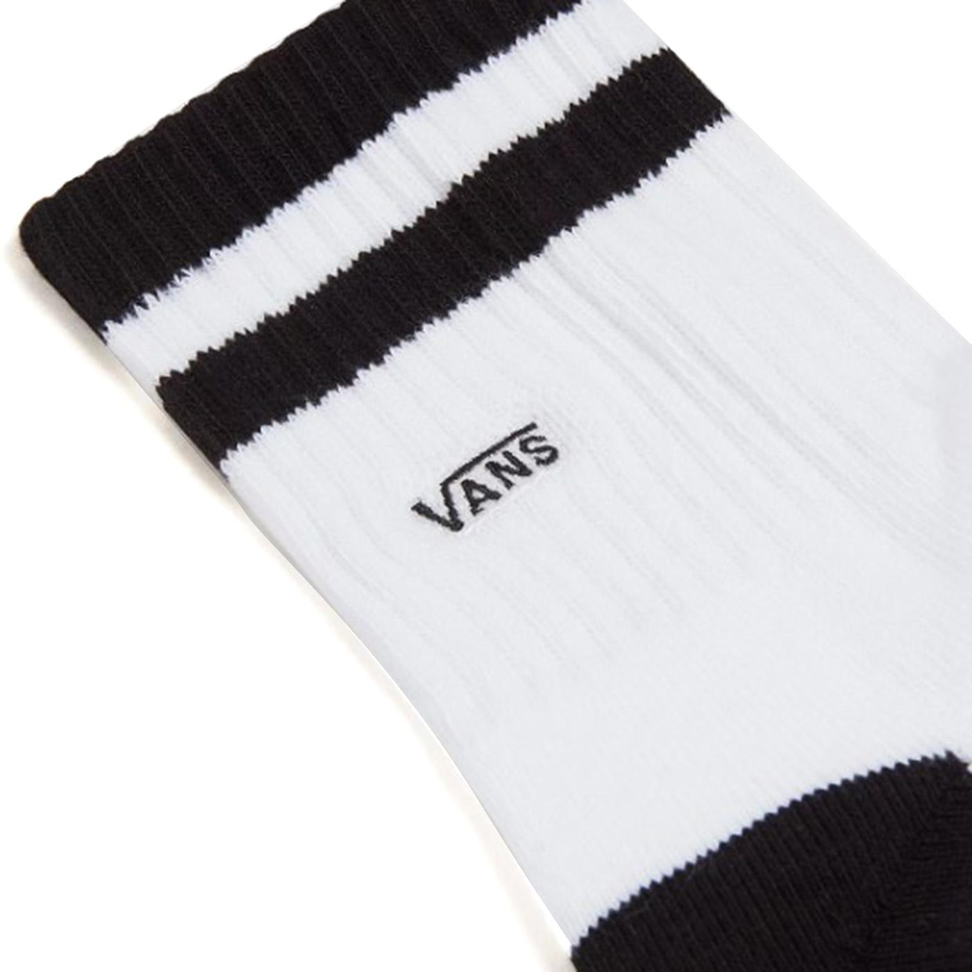 Vans Half Crew White / Black - Calzini Bianchi VN000F0GYB21  VANS 