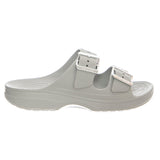 Saturday Metallic Buckle Sndl Grey - Sandali Donna Grigi  Donna CROCS