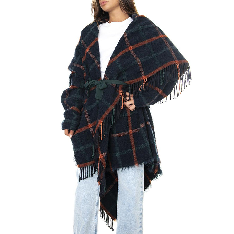 021SD35022 Poncho Scozzese Donna 021SD35022 -029097-01 . ALESSIA SANTI 