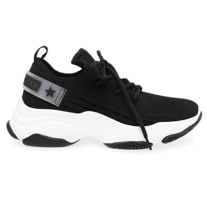 Mezure Black - Scarpe Stringate Profilo Basso Donna Nere SMPMEZURE-BLA  STEVE MADDEN 