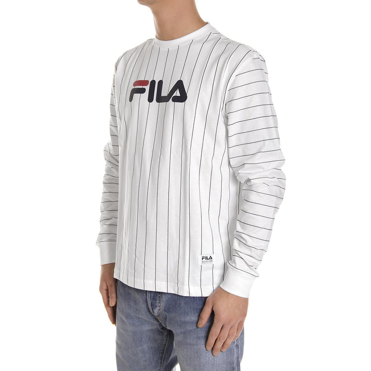 LS STRIPE TEE WHITE 76664_4  FILA 