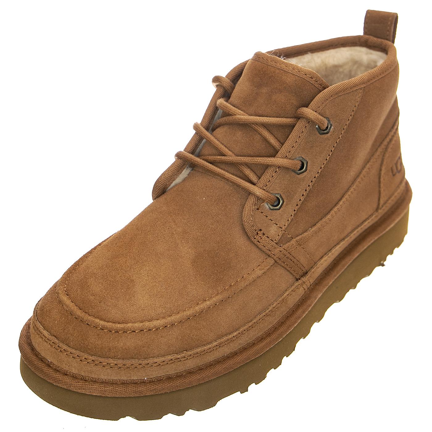 Neumel Moc Chestnut - Scarpe Stringate Profilo alla Caviglia Uomo Marroni UGMNEUMMCHE1121645M  UGG 