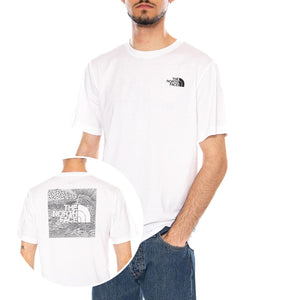 M BOX NSE CELEBRATION R TNF WHITE - Maglietta Girocollo Uomo Bianca NF0A8GV2 FN41 THE NORTH FACE 