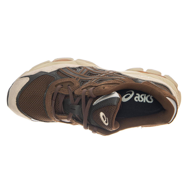 Gel-NYC Brown Storm / Black Coffee - Scarpe Stringate Uomo / Donna Marroni 1203A383-201 BROWN STORM/ BLACK COFFEE ASICS 