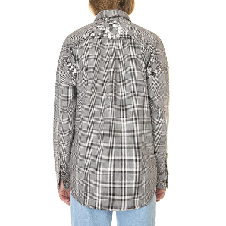 W' Bakerhill Shirt Dark Brown - Camicia Donna Multicolore DK0A4Y15DBX1  DICKIES 