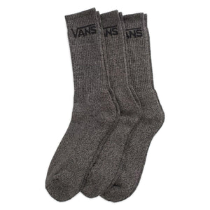 Mn Classic Crew (9.5-13) - Black Heather - Calzini in Spugna Neri VN000XSEBHH1  VANS 