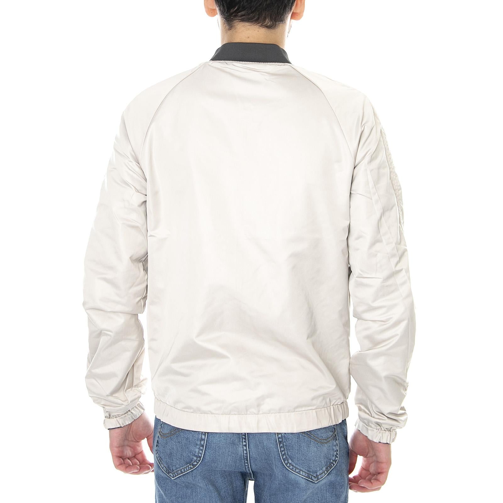 Gustav Reversible Jacket - Grey / White - Giacca Estiva Reversibile Uomo Grigia / Bianca 171025-111-grey  ELVINE 