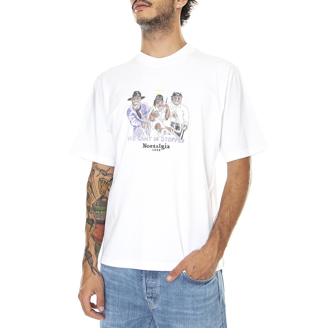 Geto Boys White - Maglietta Girocollo Uomo Bianca S22TGETOBOYS-WHT  USUAL 