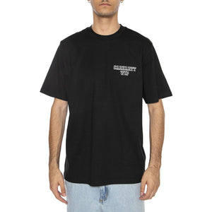 S/S Alumni T-Shirt Black - Maglietta Girocollo Uomo Nera I035207.89XX . CARHARTT WIP 