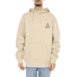 HUF Set TT P/O Hoodie -- Felpa Uomo Cappuccio Stone Beige PF00572 STN HUF 