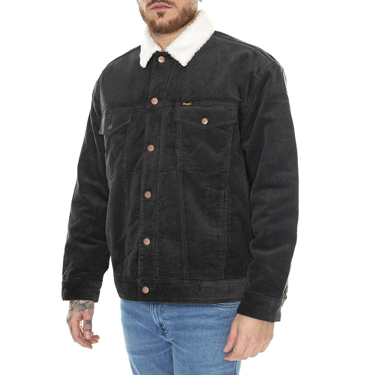 Antifit Sherpa Faded Black - Giacca Invernale Uomo Nera W441WLXV6  WRANGLER 
