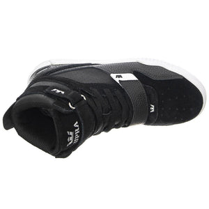 Breaker - Scarpe Stringate Profilo Alto Uomo Nere / Silver 05893-049 . SUPRA 