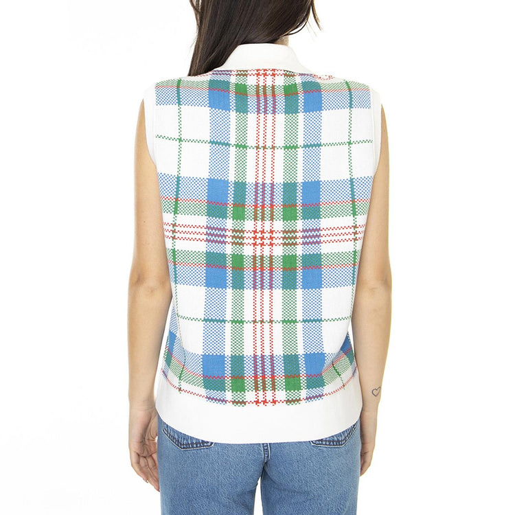 W' Pullover Zik - Smanicato in Maglia Donna Multicolore AF4949-ZIK  LACOSTE 