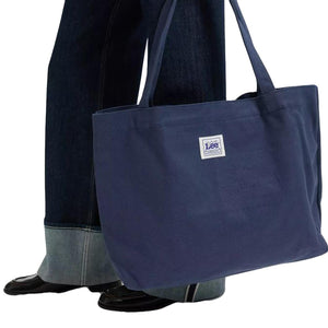 BEACH TOTE ACADEMY BLUE - Borsa Tote Bag Blu 112379176 BLK LEE 