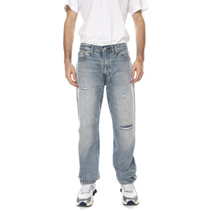 JEANS 555 TENSION DESTRUCTED - Pantaloni Denim Uomo Blu 000LO 0054 LEVIS 