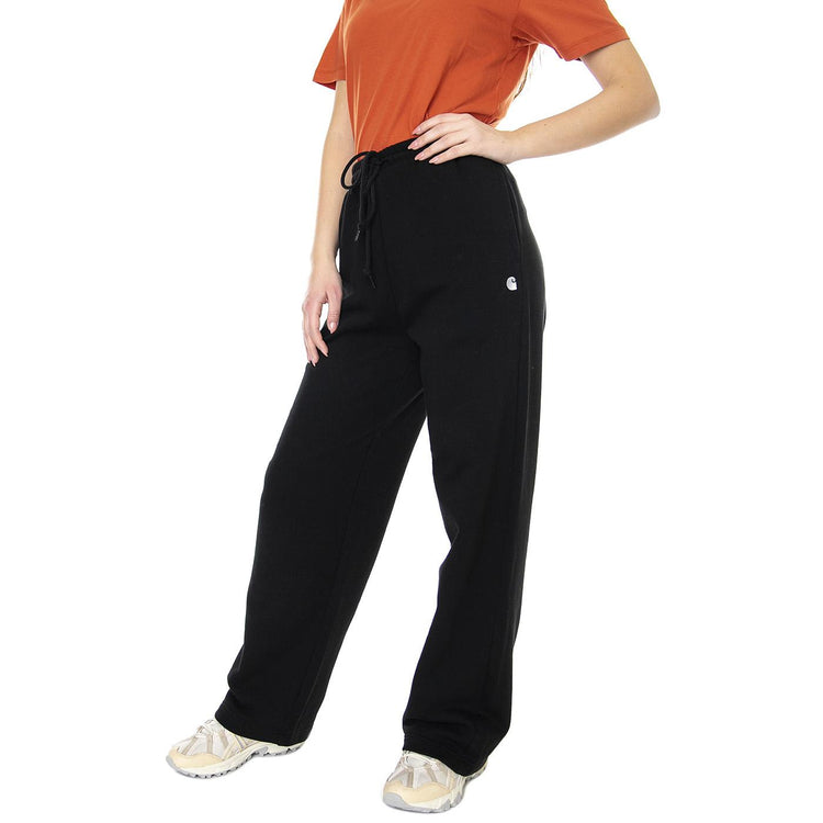W' Casey Sweat Pant Black / Silver - Pantaloni Sportivi Donna Neri I030959-0M4XX  CARHARTT WIP 