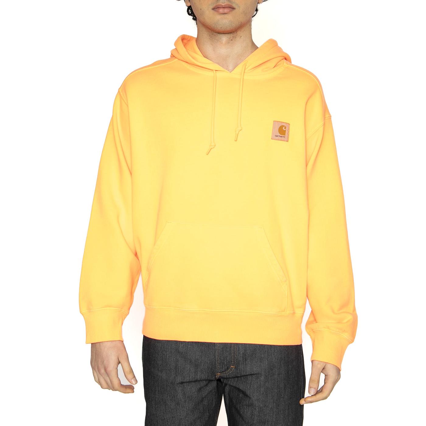 Hooded Industry Sweat Lumo Orange - Felpa con Cappuccio Uomo Arancione I034417.2M5GD  CARHARTT WIP 