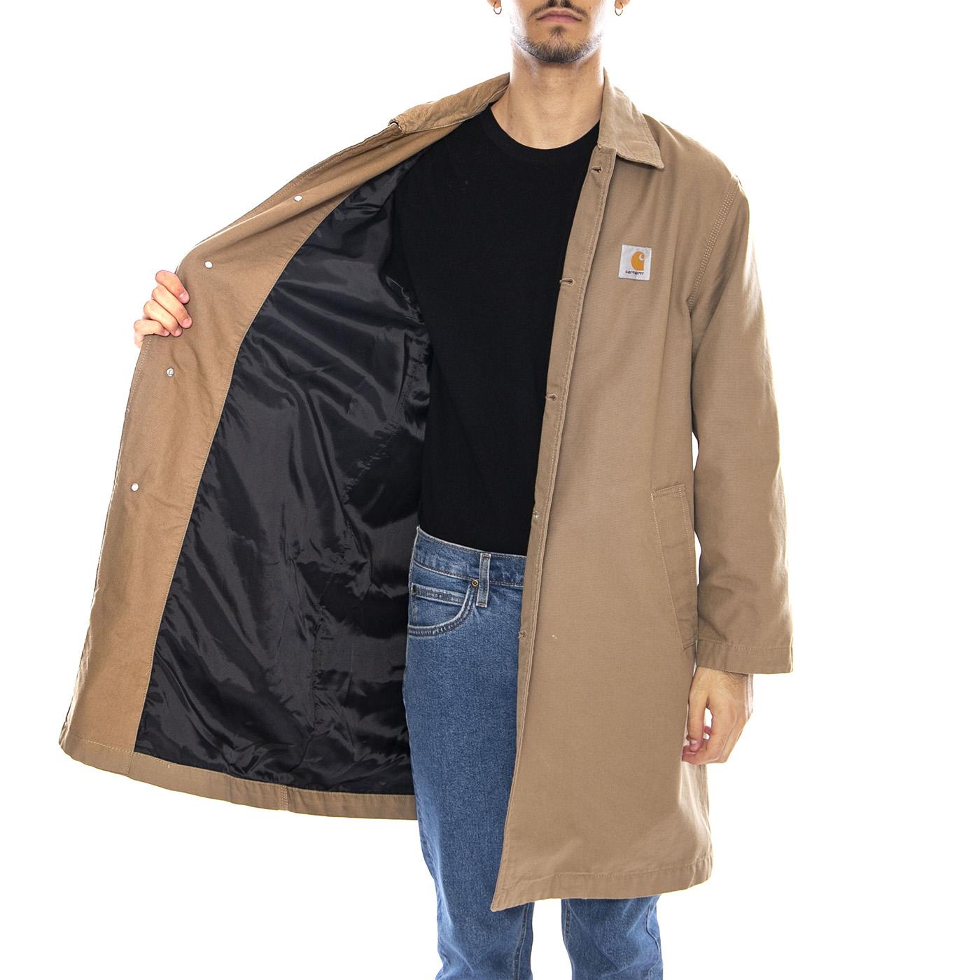 Webster Coat Leather / Leather - Giacca Uomo Marrone I035618.3AF02 . CARHARTT WIP 