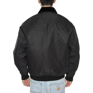 Santa Fe Alumni Jacket Black / Scarlet - Goacca Uomo Ner I035147.31YXX . CARHARTT WIP 