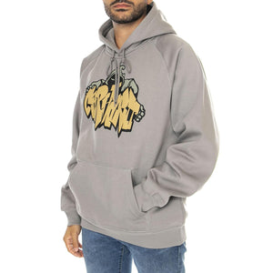 Hooded Yute Sweat Misty Grey - Felpa con Cappuccio Uomo Grigia I033937.29KXX  CARHARTT WIP 