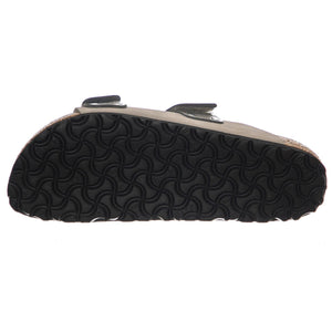 Uji stone coin, Nubuck Leather/High Shine Leather - Sandali Uomo / Donna Grigi 1029302  BIRKENSTOCK 