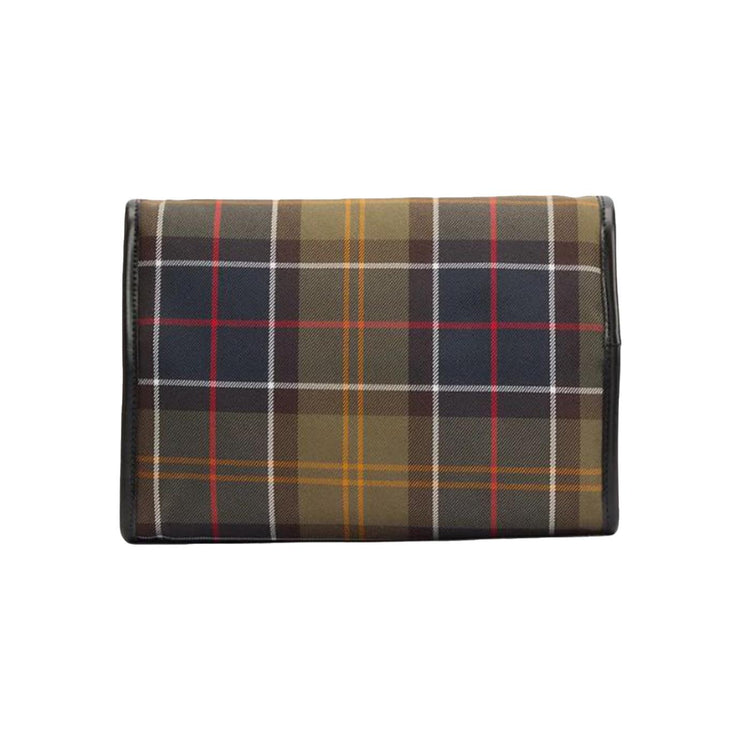 Tartan Hanging Bag - Beauty Case Appeso Tartan MAC0425 OL91 BARBOUR 