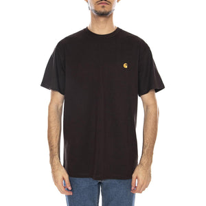 S/S Chase T-Shirt Tobacco / Gold - Maglietta Girocollo Uomo Marrone I026391.00WXX  CARHARTT WIP 