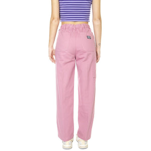 Brighton Carpenter Pant Vintage Pink - Pantaloni Donna Rosa 242020087-PIN  OBEY 
