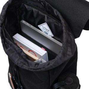 HERSCHEL RETREAT SMALL BACKPACK BLACK - Zaino Nero 11400-00001-OS 00001 HERSCHEL 