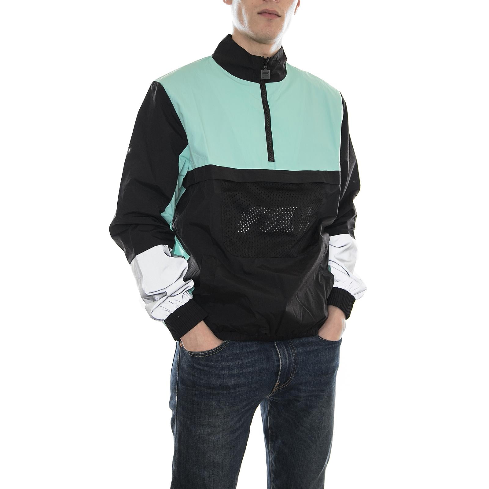 Tyler 1/4 Zip Jacket black-cockatoo 684345-A57  FILA 