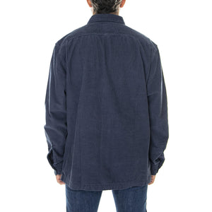 LS Chetopa Shirt Mood Indigo-L68OCV61 - Camicia Uomo in Velluto Blu 112322569  LEE 