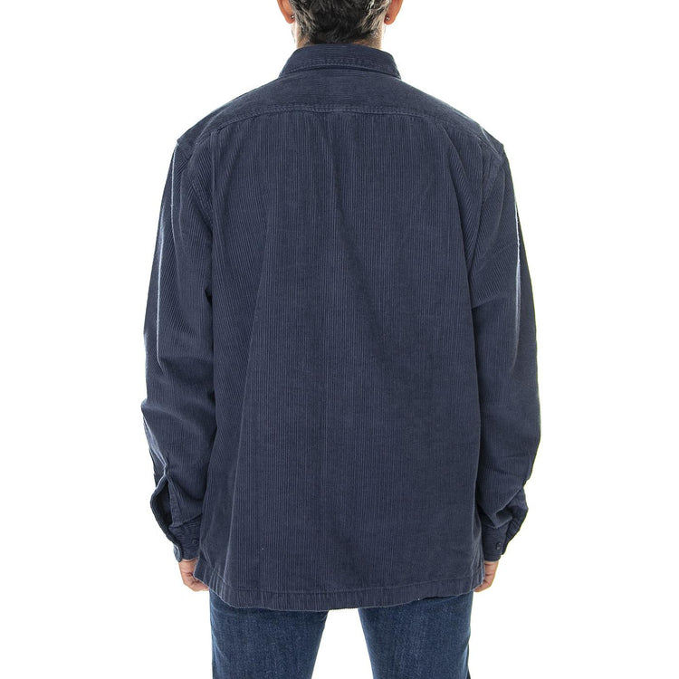 LS Chetopa Shirt Mood Indigo-L68OCV61 - Camicia Uomo in Velluto Blu 112322569  LEE 