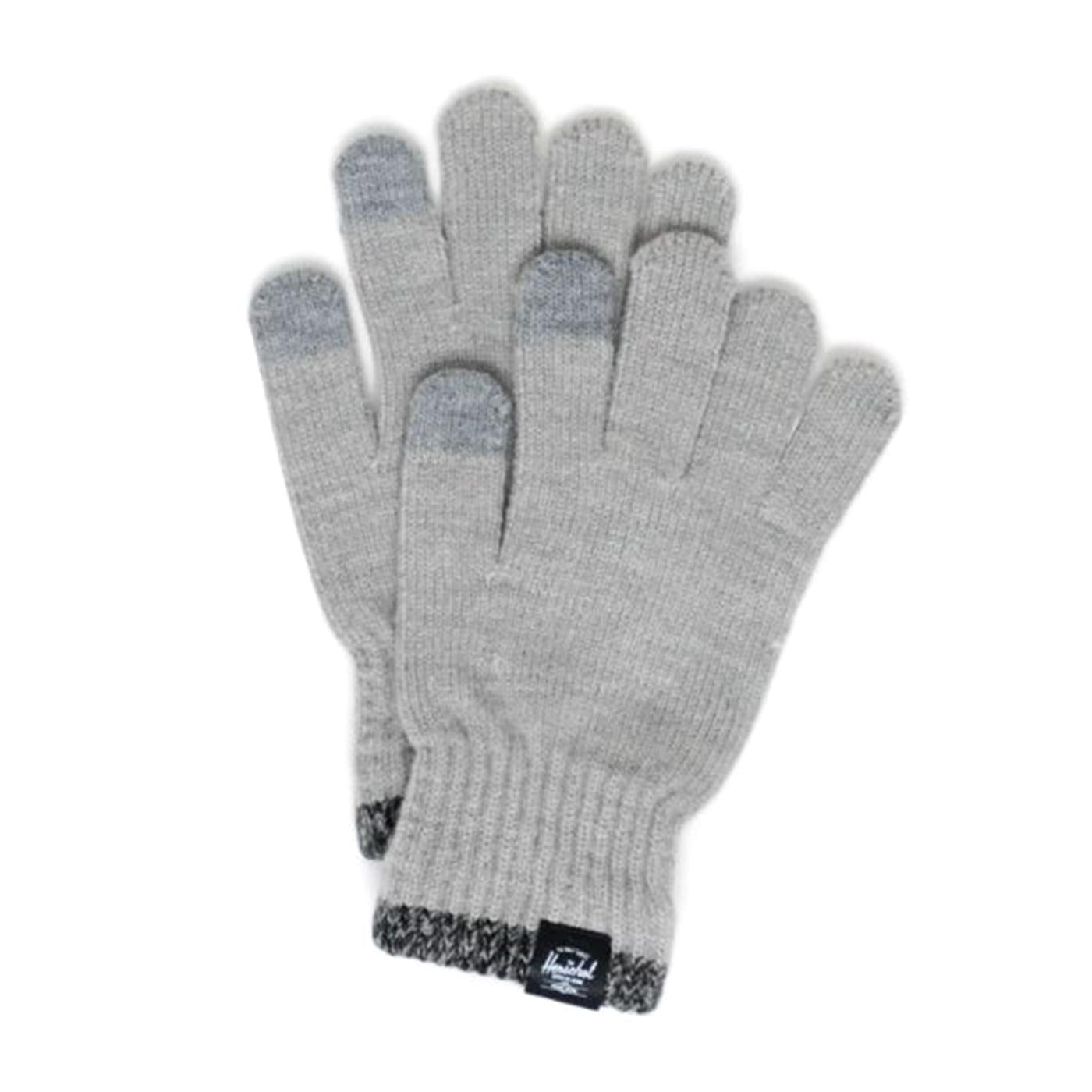 Elmer Gloves Stripe Heather Light Grey - Guanti Grigi 50216-05805-OS  HERSCHEL 