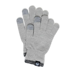 Elmer Gloves Stripe Heather Light Grey - Guanti Grigi 50216-05805-OS  HERSCHEL 