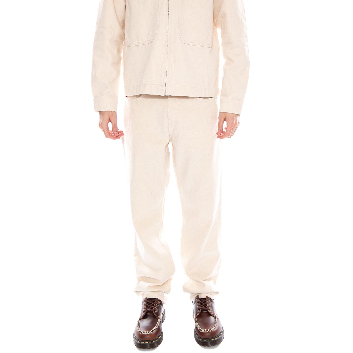 Edge Straight Ecru 5917 PIM DNM NOOS - Pantaloni Uomo Bianchi 22025917 ECRU ONLY & SONS 