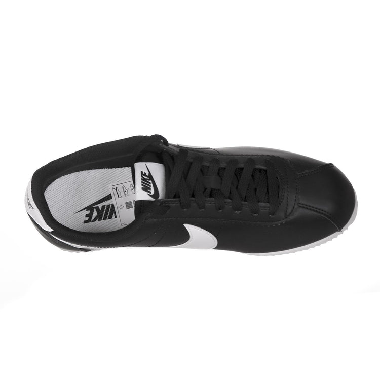 NIKE CLASSIC CORTEZ LEATHER BLACK/WHITE-WHITE 93654_4  NIKE 