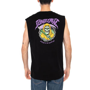 OUT OF TIME TANK BLACK - Canotta Uomo Nera SCA-VST-0846 BLK SANTA CRUZ 