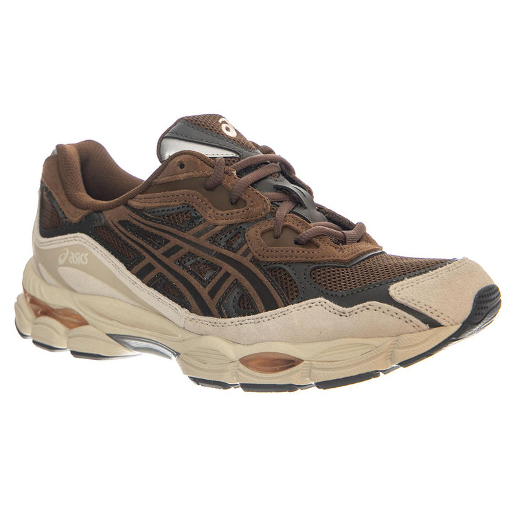 Gel-NYC Brown Storm / Black Coffee - Scarpe Stringate Uomo / Donna Marroni 1203A383-201 BROWN STORM/ BLACK COFFEE ASICS 