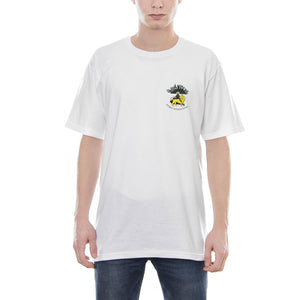 ITAL YOUTH TEE WHITE 1904228-WHIT . STUSSY 