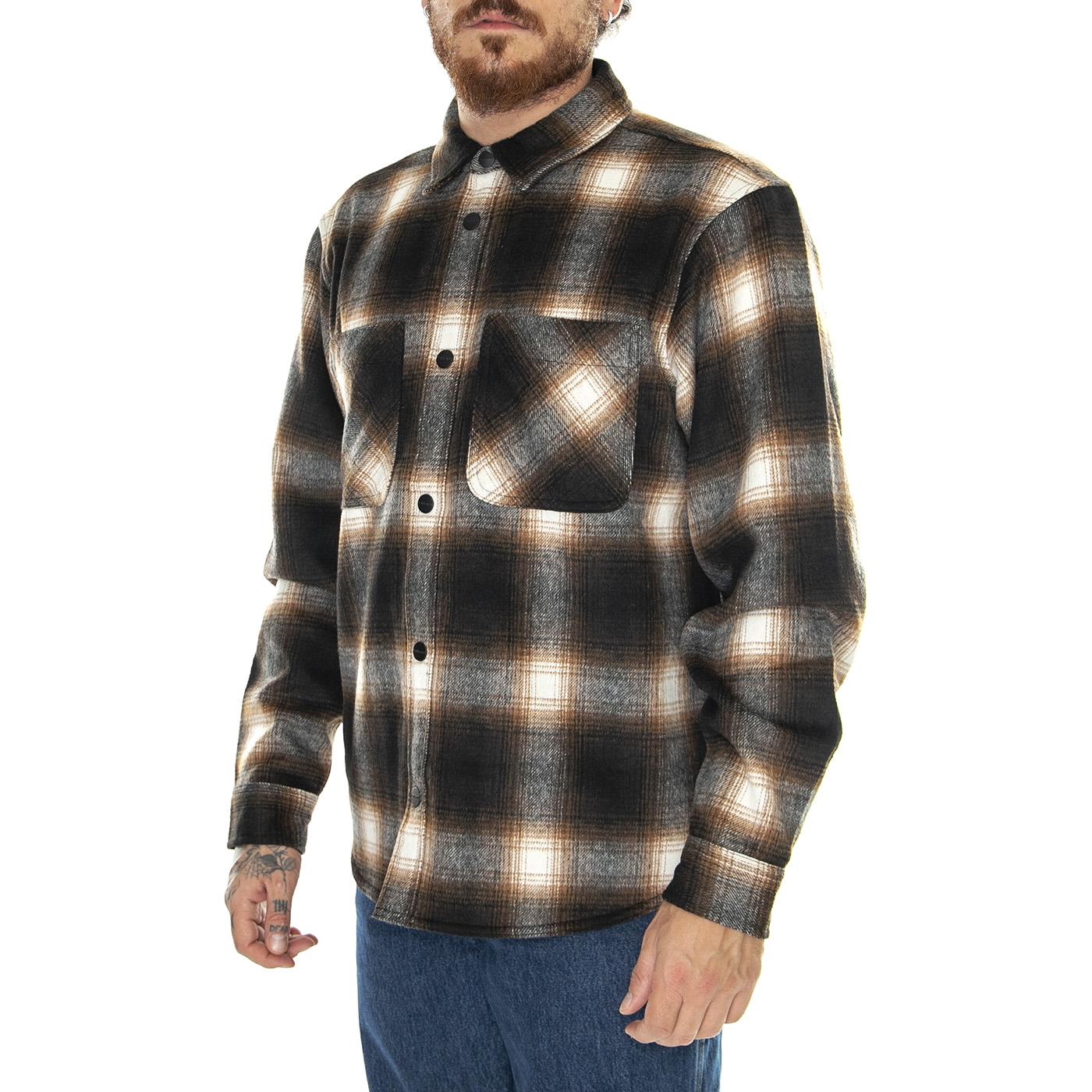 Moreau Shirt Jac Moreau Check, Deep H Brown - Giacca Uomo Marrone I032209.1PPXX  CARHARTT WIP 