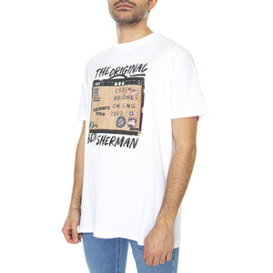 Guitar Amp Tee White - Maglietta Girocollo Uomo Bianca 61648-010  BEN SHERMAN 