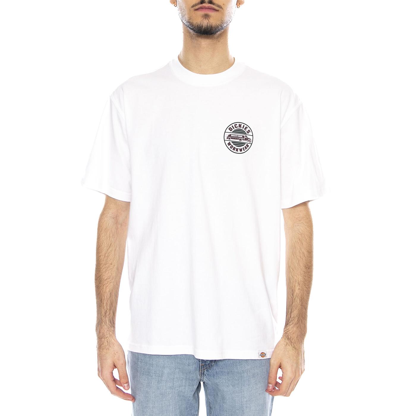 Dickies Circle Tee SS -- Maglietta Uomo Bianca DK0A87QL0WH1 . DICKIES 