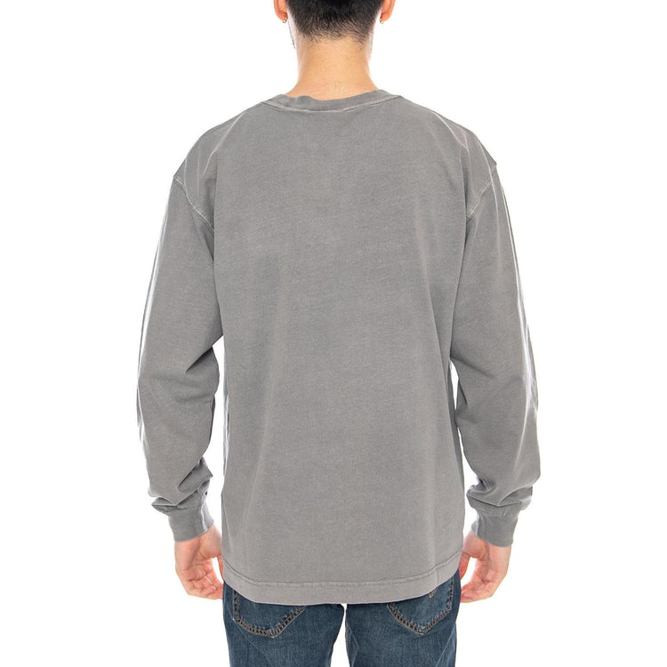 L/S Nelson T-Shirt Yosemite - Maglietta Girocollo Maniche Lunghe Uomo Grigia I029948 2LRGD CARHARTT WIP 